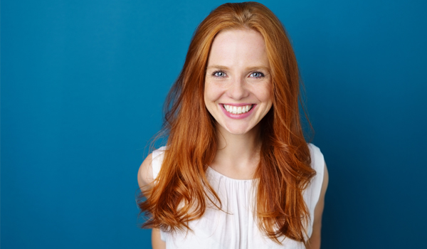 woman white teeth