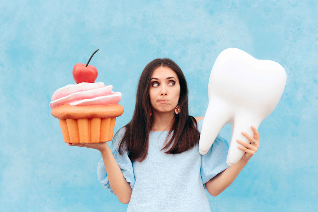 schlechte Essgewohnheiten für die Zähne